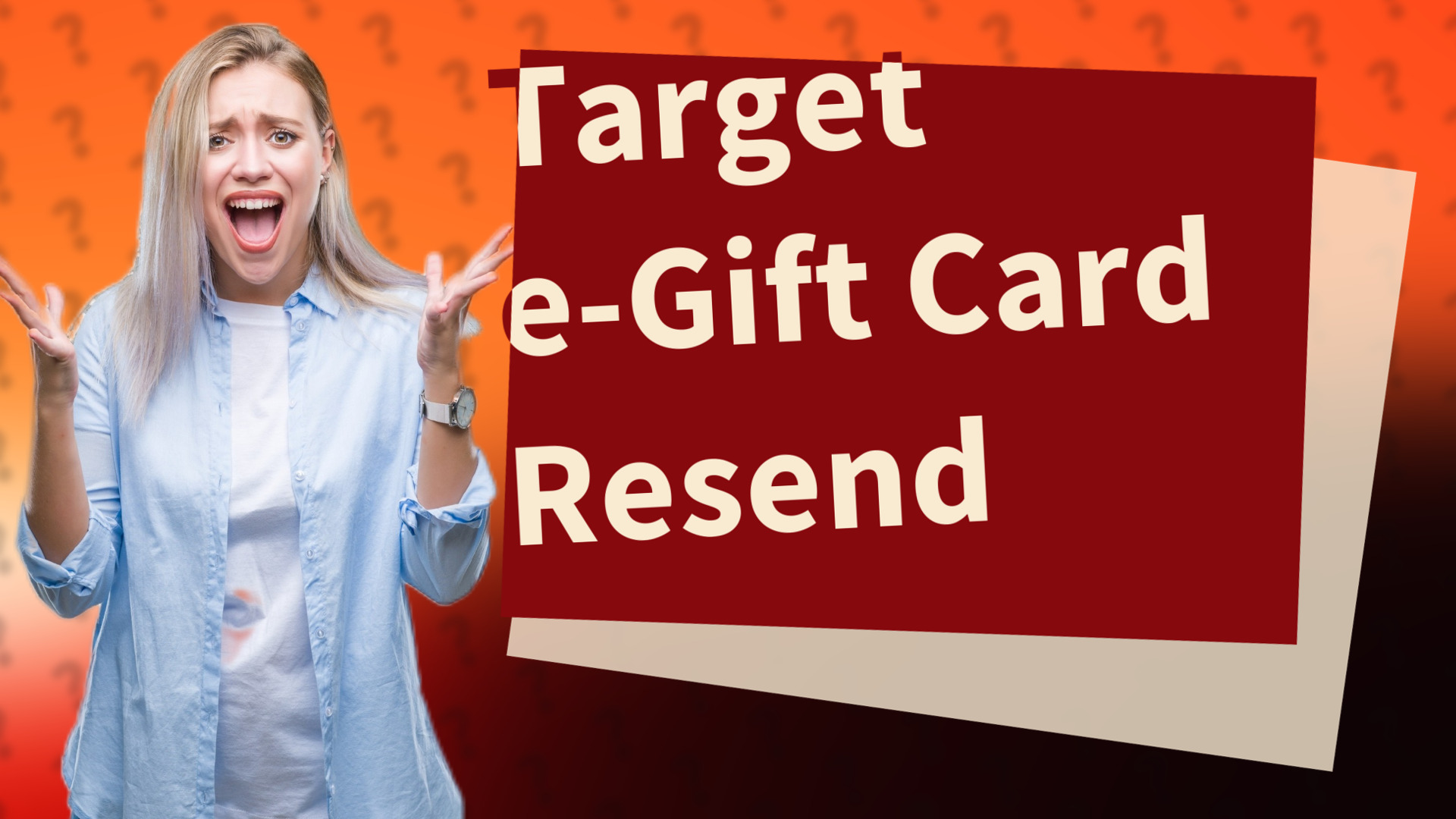 Target e-Gift Card Resend