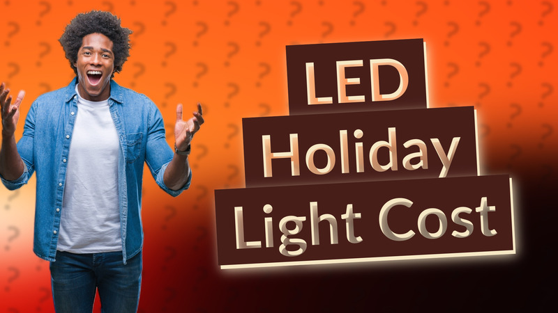 LED Holiday Light Cost