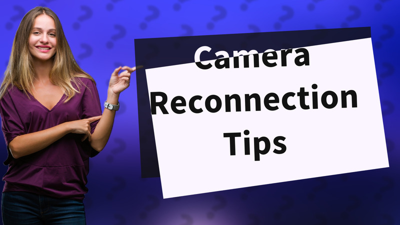 Camera Reconnection Tips