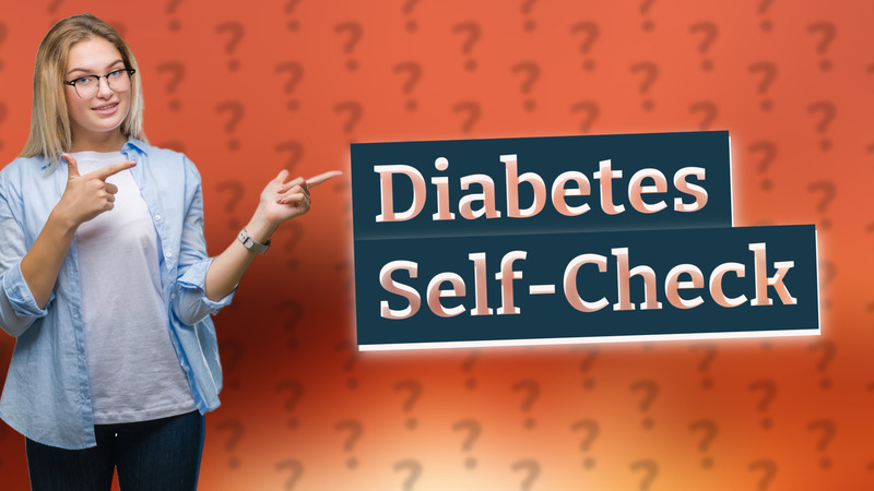 Diabetes Self-Check