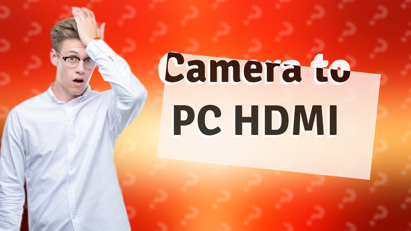 Camera to PC HDMI