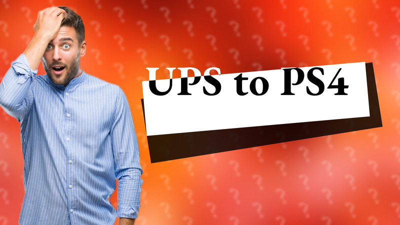 UPS to PS4