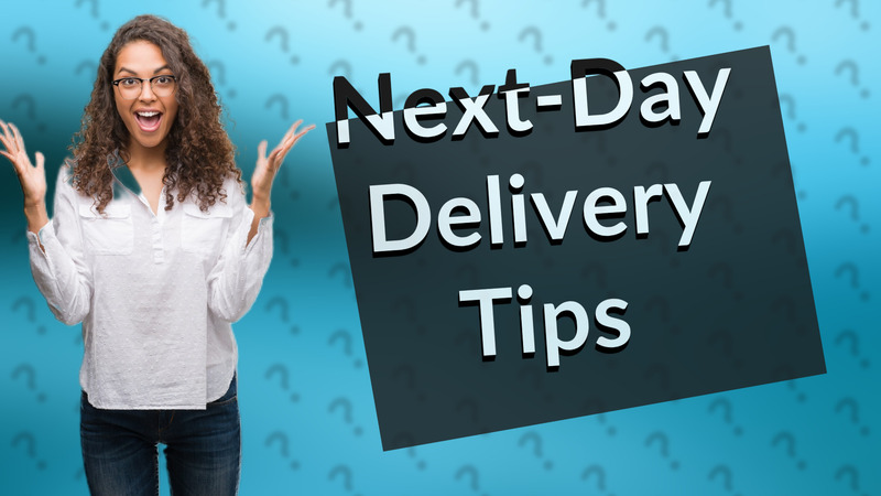 Next-Day Delivery Tips