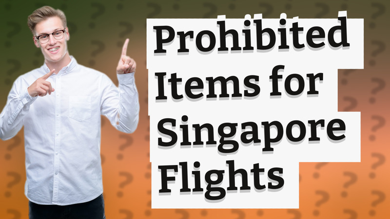 Prohibited Items for Singapore Flights