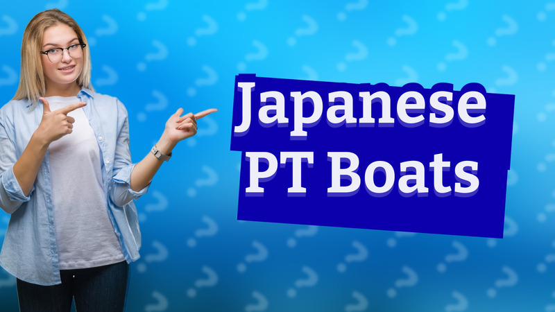 Japanese PT Boats