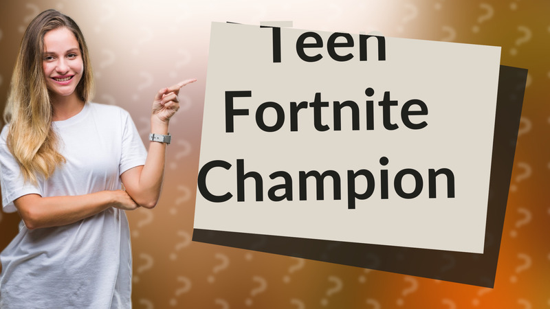 Teen Fortnite Champion