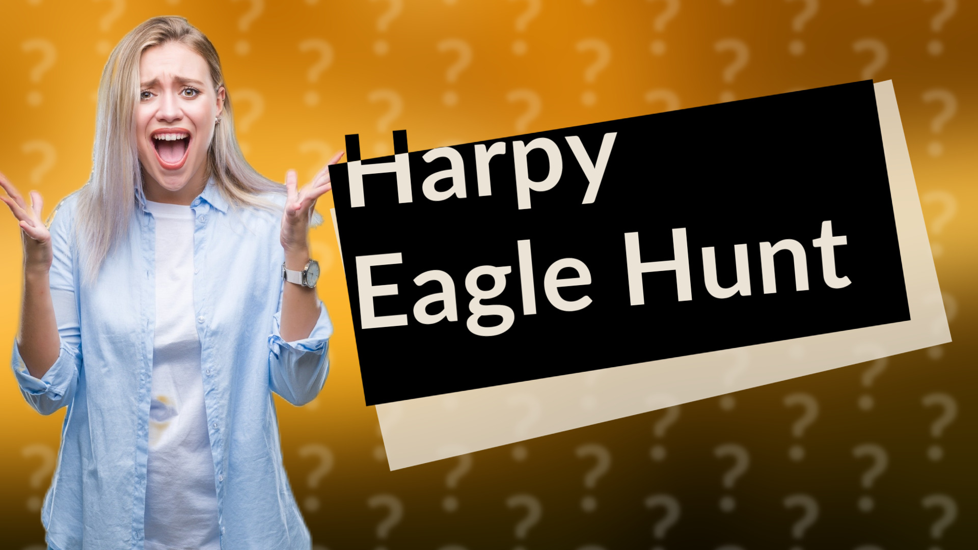 Harpy Eagle Hunt