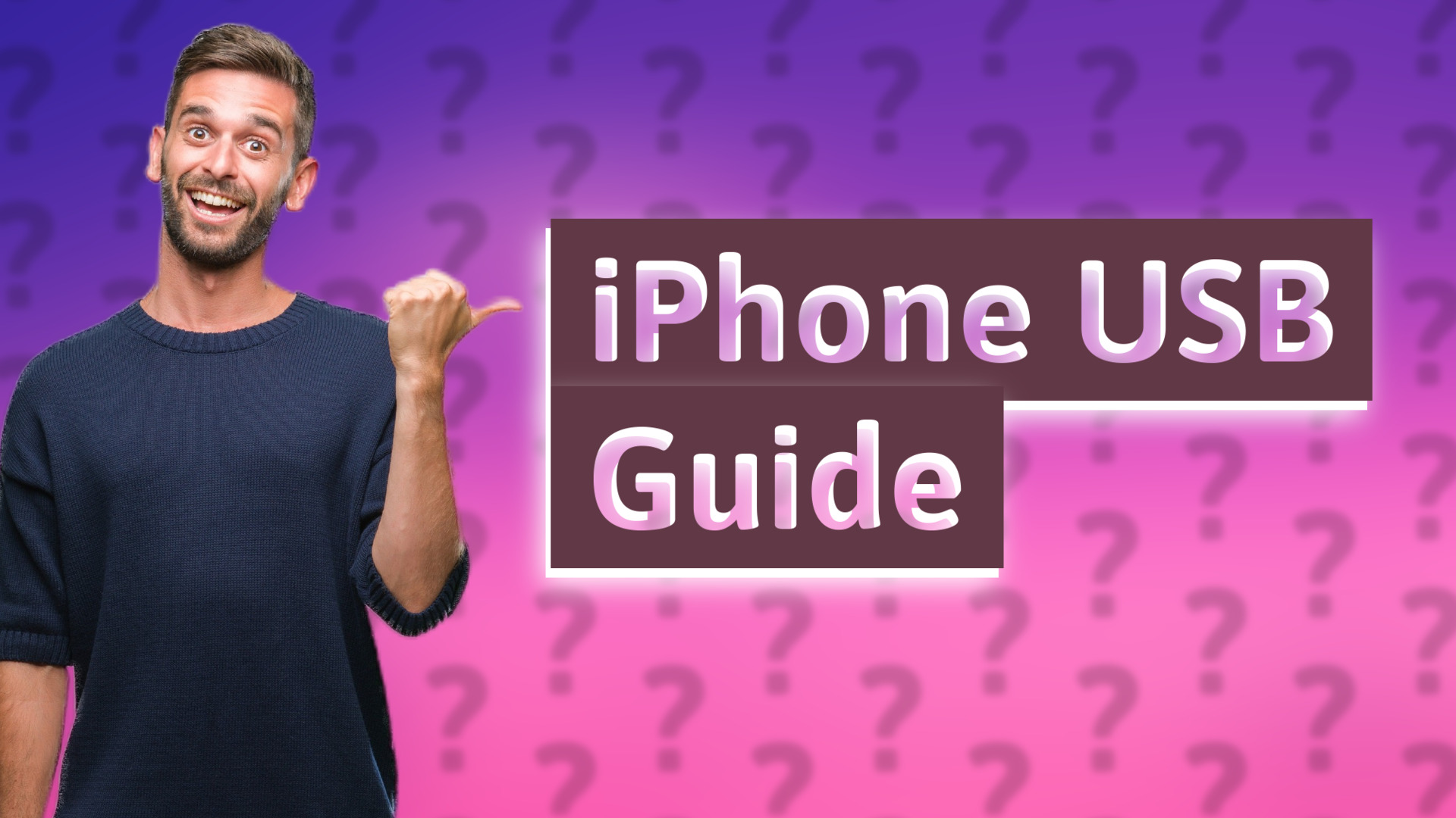 iPhone USB Guide