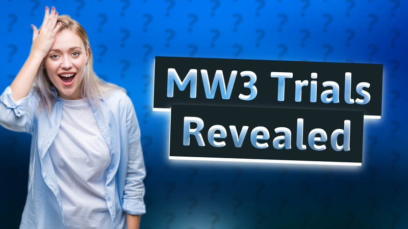 MW3 Trials Revealed