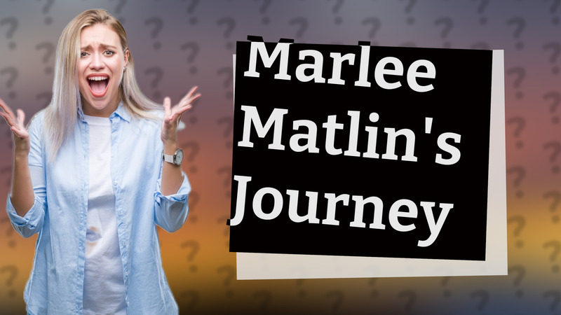 Marlee Matlin's Journey