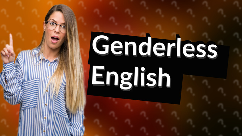 Genderless English