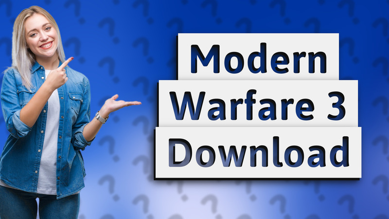 Modern Warfare 3 Download