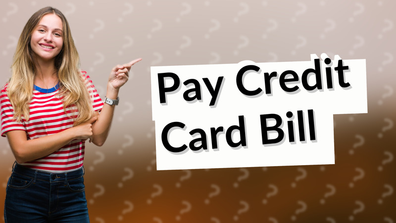 Pay Credit Card Bill