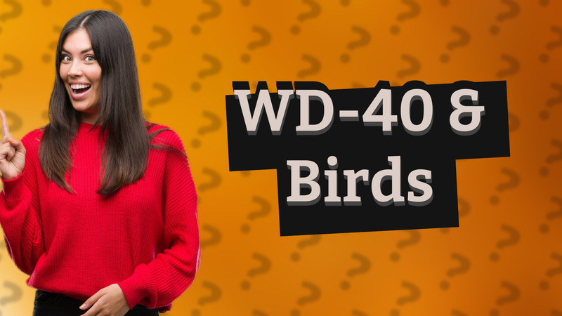 WD-40 & Birds