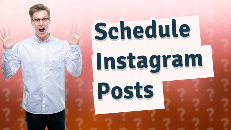 Schedule Instagram Posts