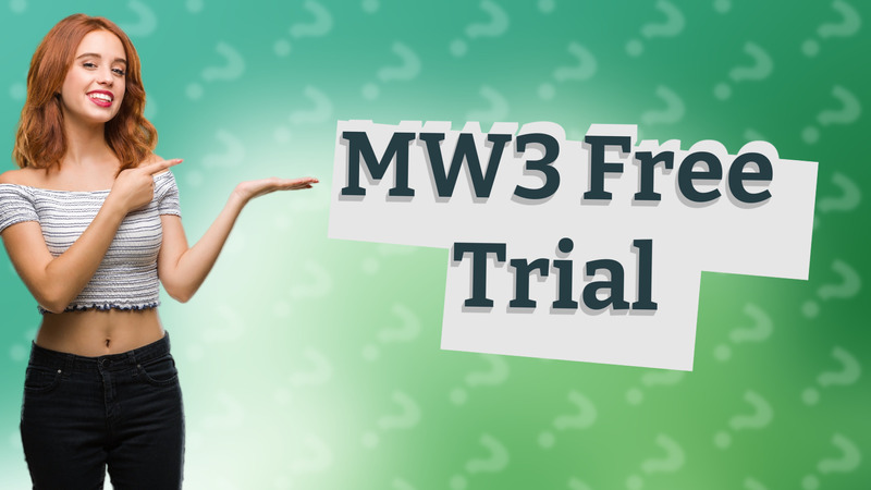 MW3 Free Trial