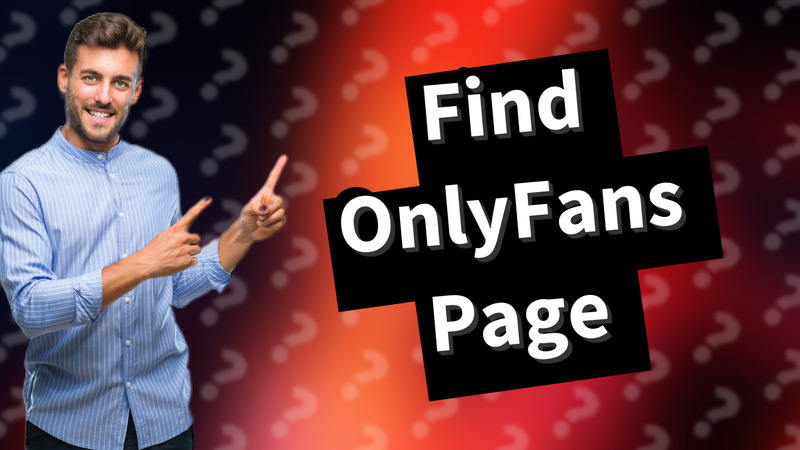 Find OnlyFans Page