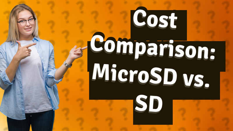 Cost Comparison: MicroSD vs. SD