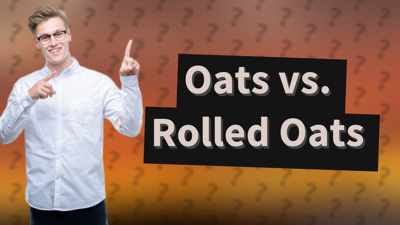 Oats vs. Rolled Oats