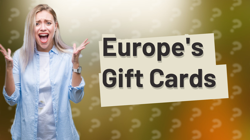 Europe's Gift Cards