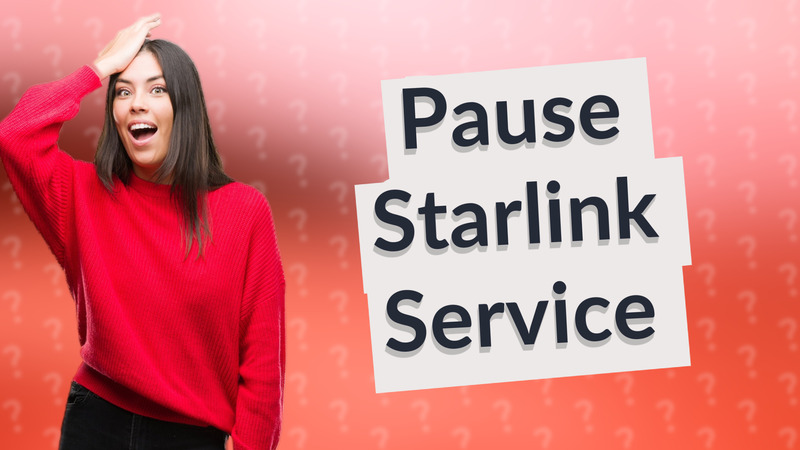 Pause Starlink Service