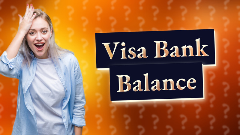 Visa Bank Balance