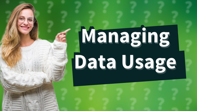 Managing Data Usage
