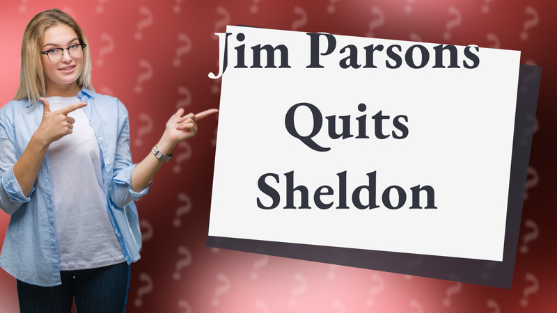 Jim Parsons Quits Sheldon