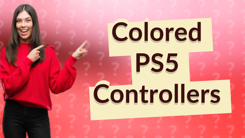 Colored PS5 Controllers