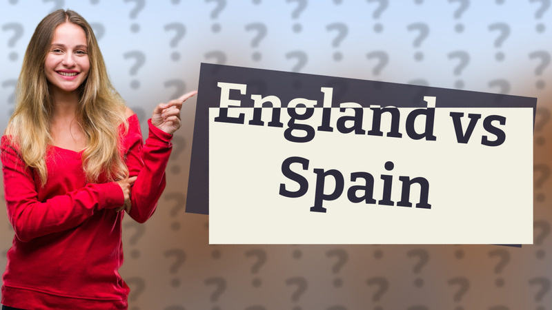 England vs Spain