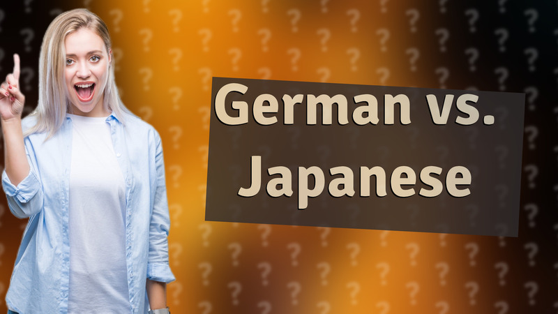 German vs. Japanese