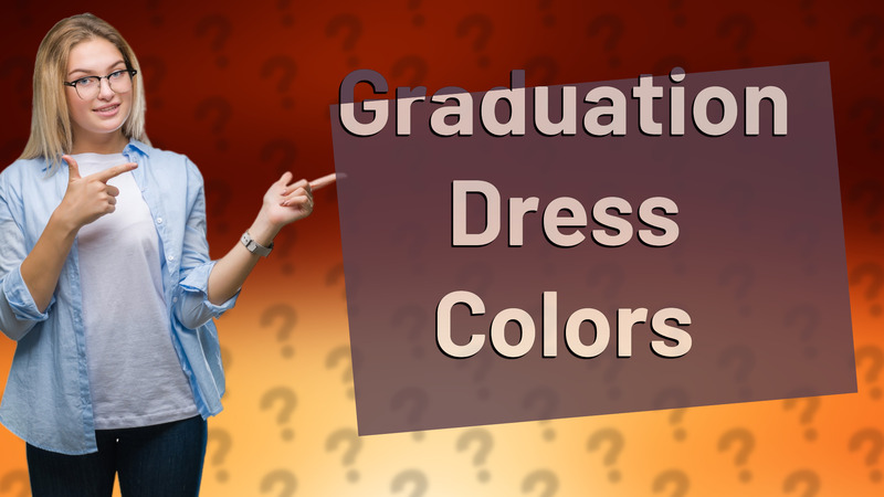 Graduation Dress Colors