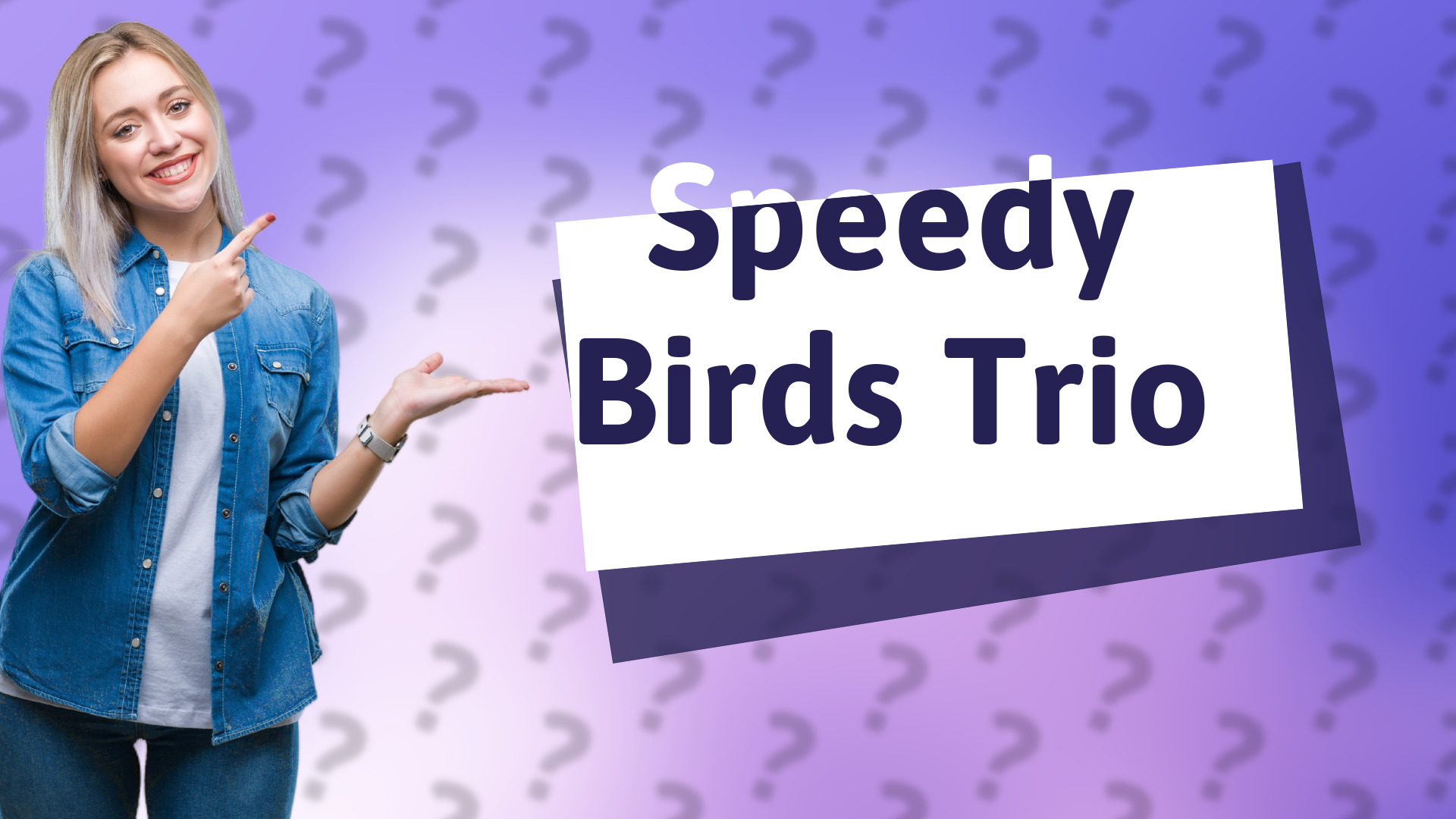 Speedy Birds Trio
