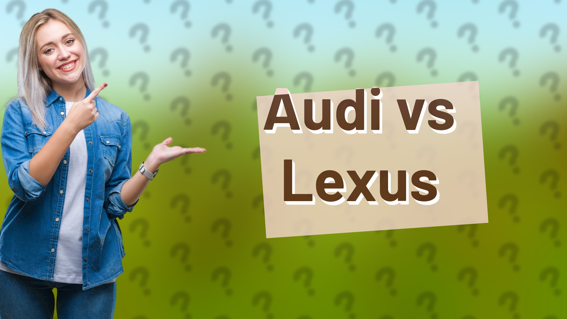 Audi vs Lexus