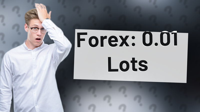Forex: 0.01 Lots