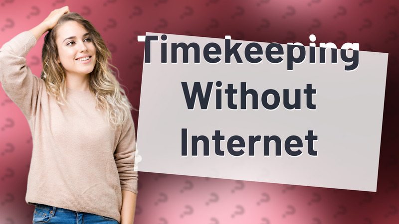 Timekeeping Without Internet