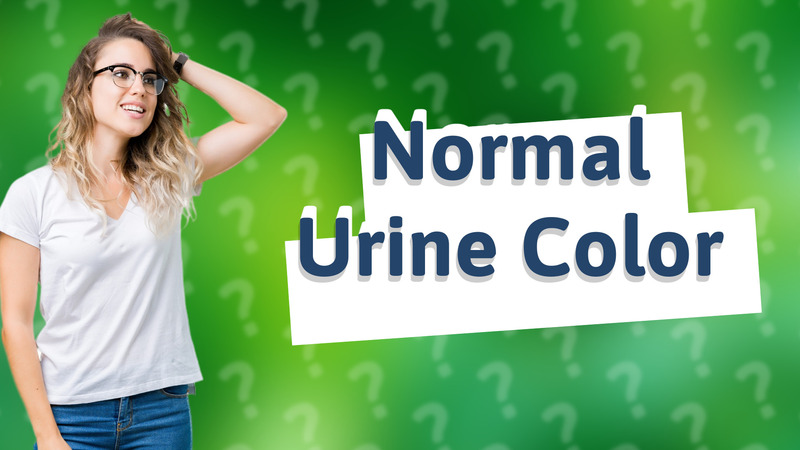 Normal Urine Color