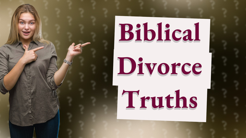 Biblical Divorce Truths