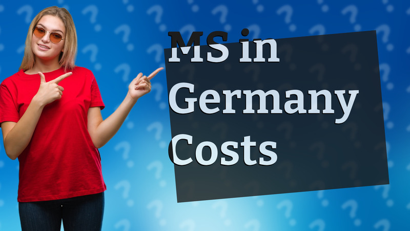 MS in Germany Costs