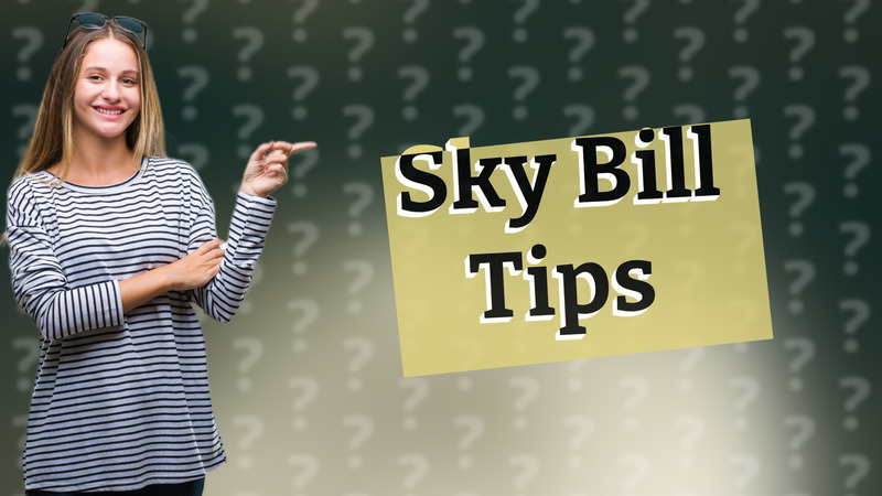 Sky Bill Tips