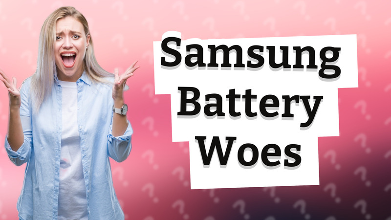 Samsung Battery Woes