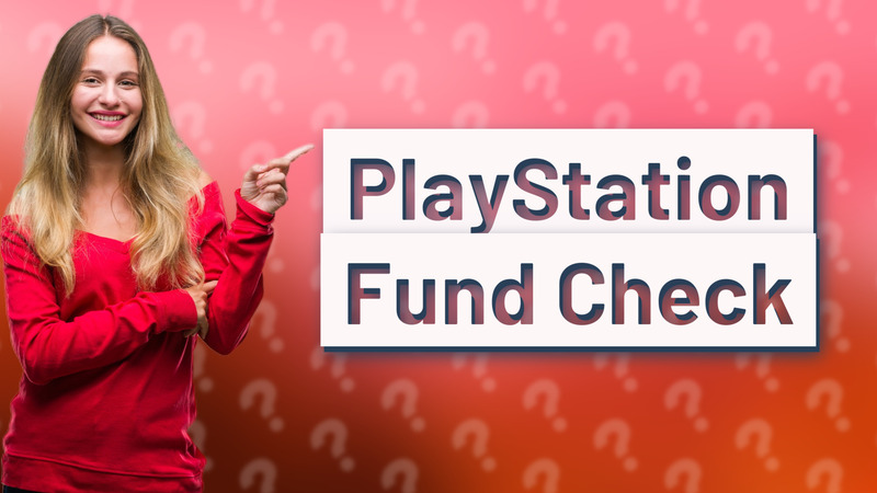 PlayStation Fund Check