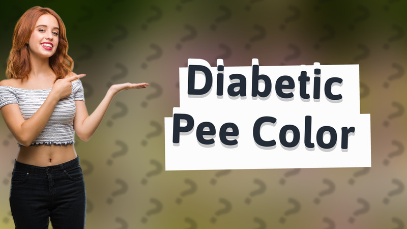 Diabetic Pee Color