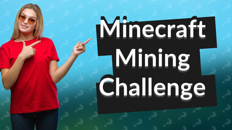 Minecraft Mining Challenge