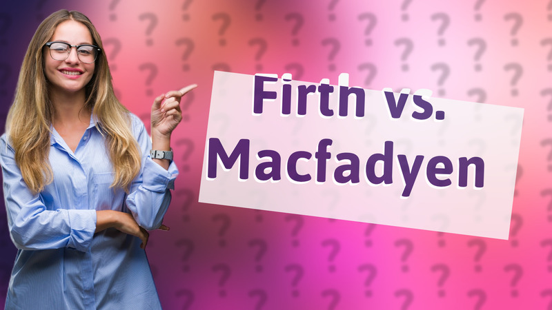 Firth vs. Macfadyen