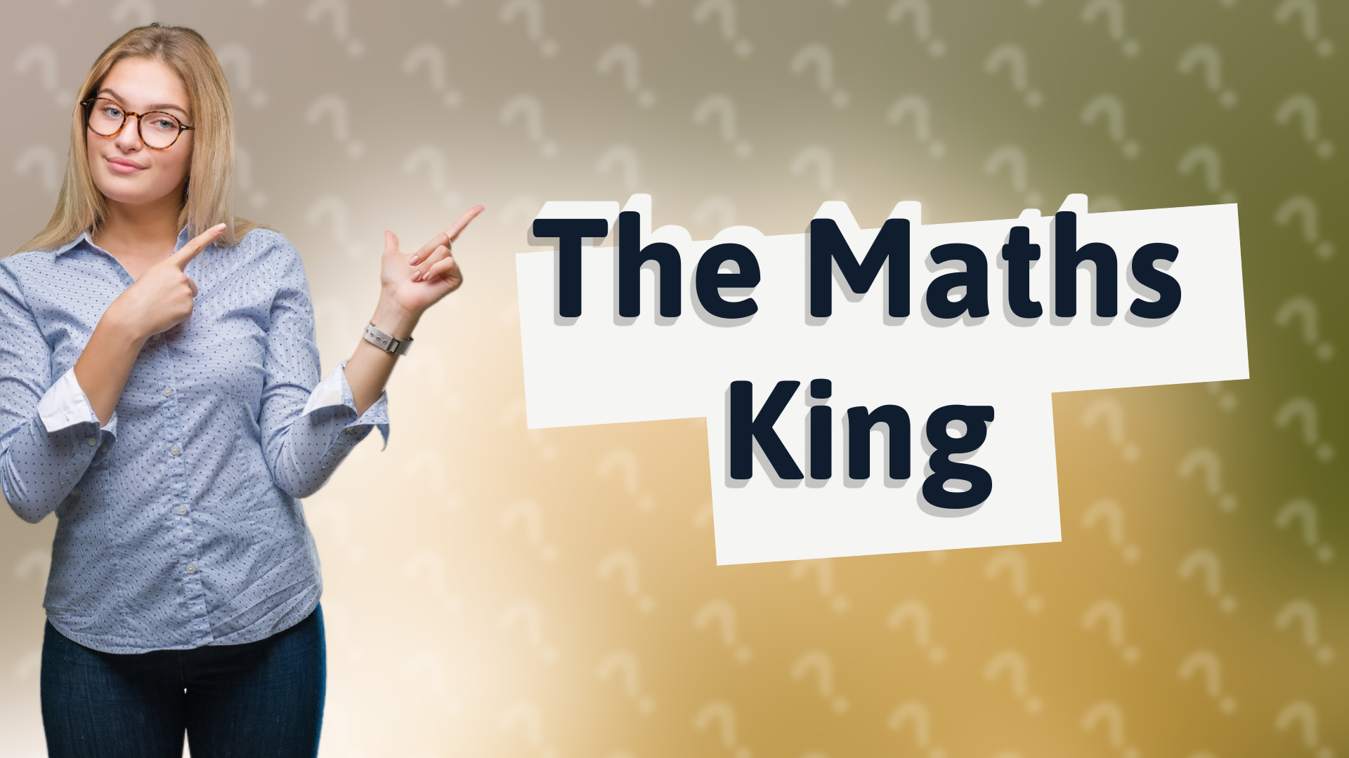 The Maths King