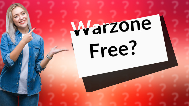 Warzone Free?