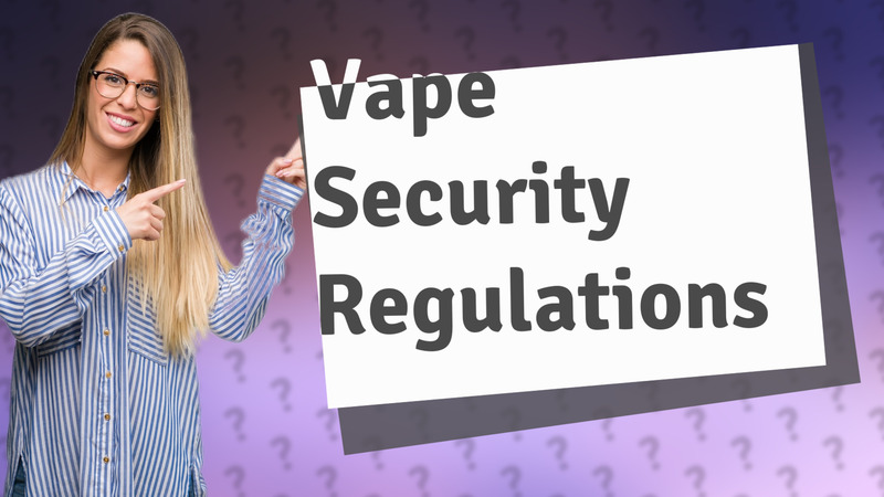 Vape Security Regulations