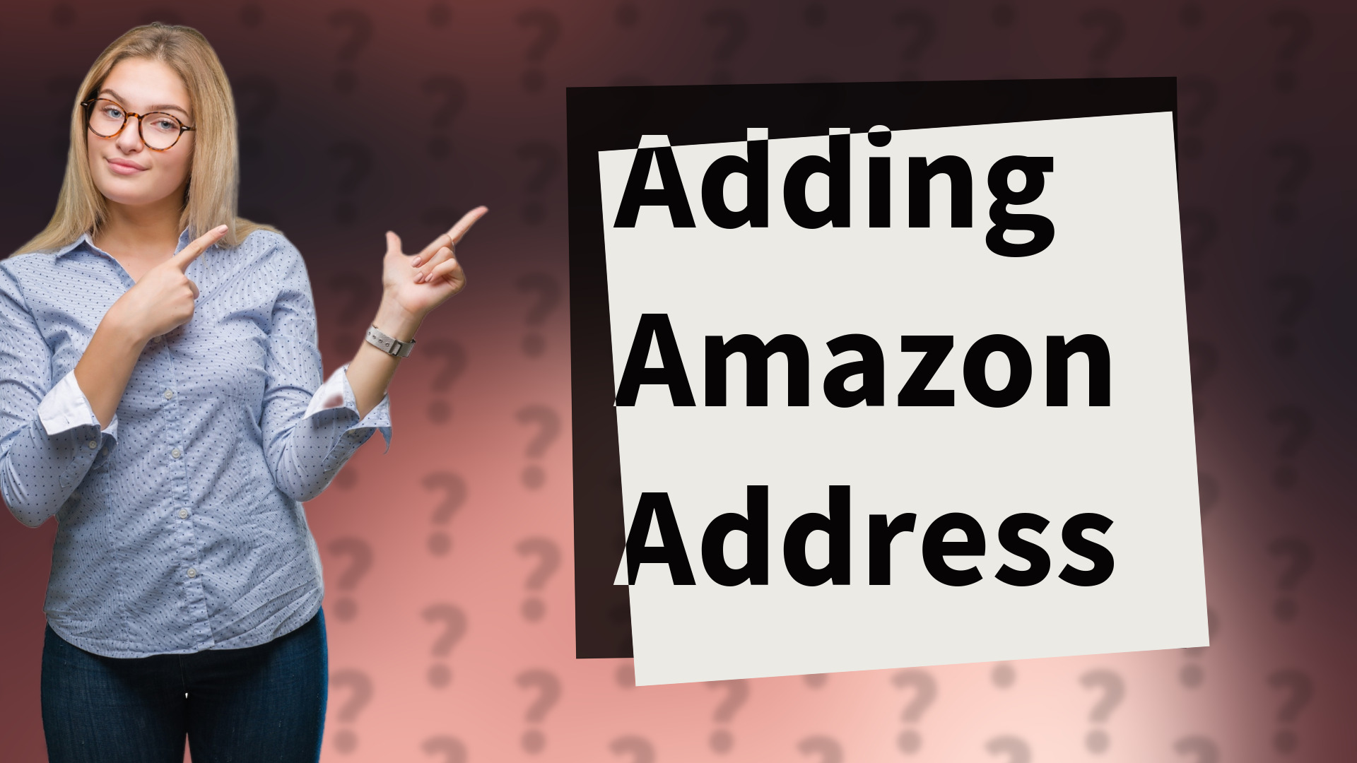 Adding Amazon Address