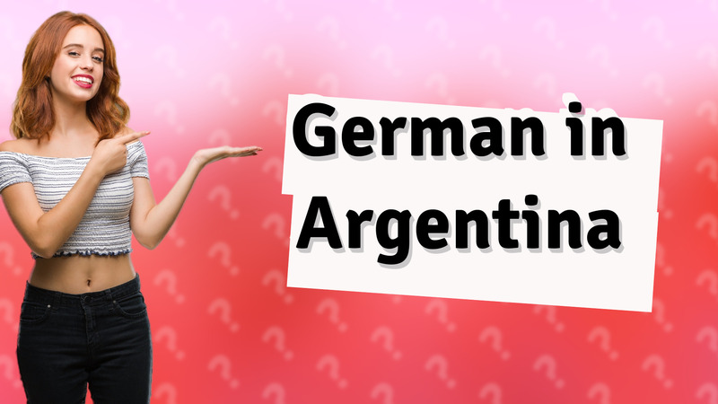 German in Argentina